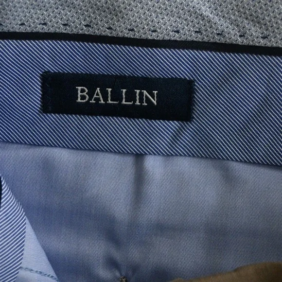 NEW Ballin 33x31 Brown M55499244 Soho Super 120s Wool Mens Dress Pants